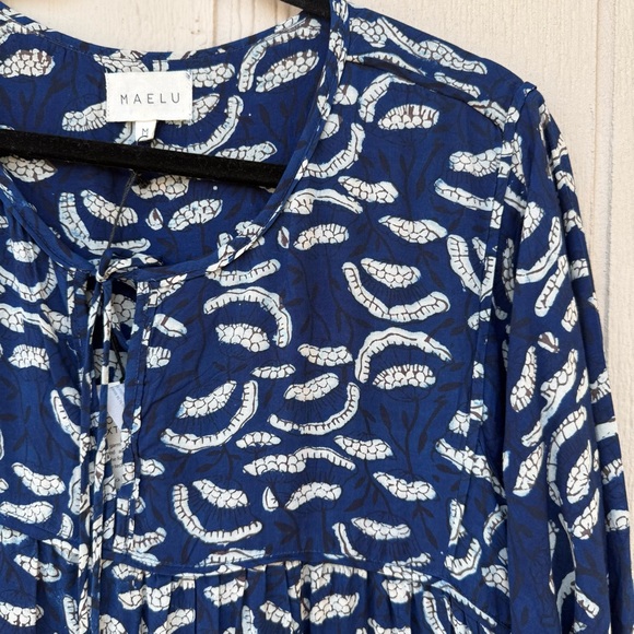 Maelu Willow Modal Midi Dress in Etta Print NWT Size Medium - Picture 4 of 5